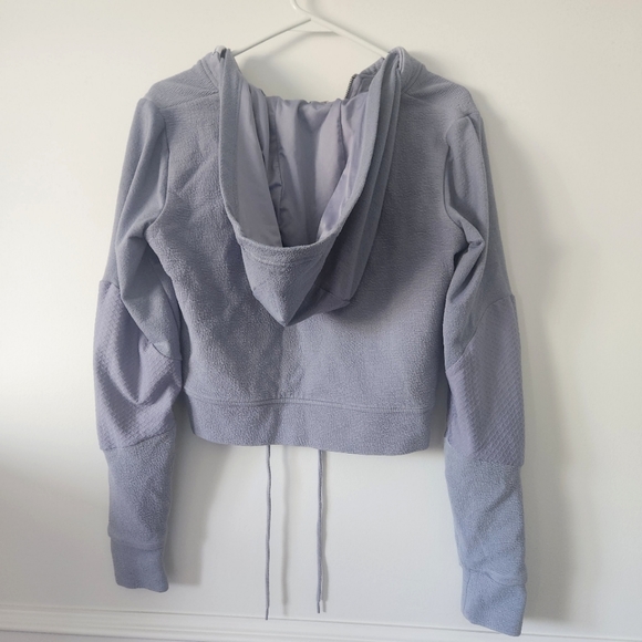 Gymshark Women's Cropped True Texture Bomber Jacket (S) - Picture 3 of 3